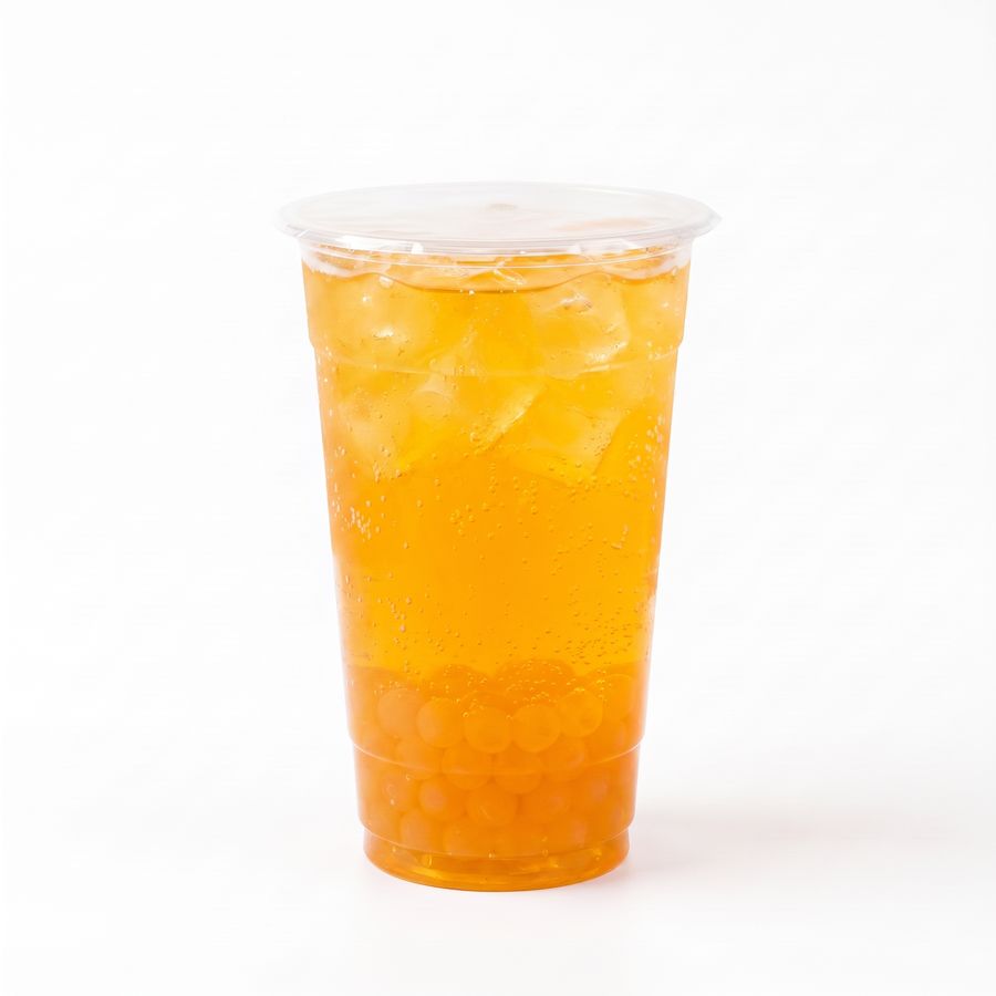 Bubble tea Mango Soda