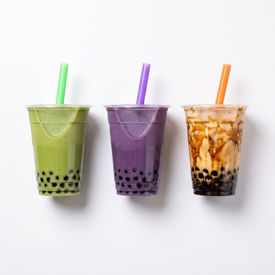 Bubble tea, vers geschud