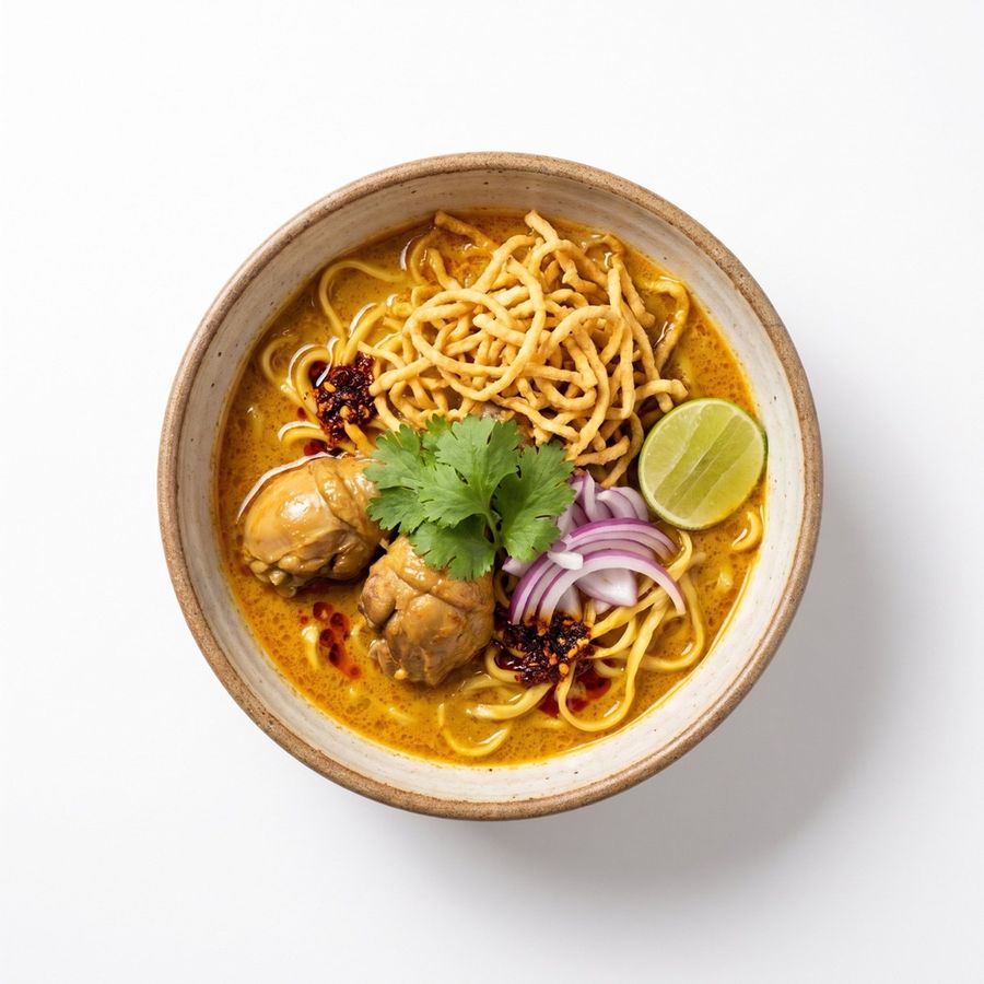 Khao Soi, Noord-Thaise currysoep met krokante mie