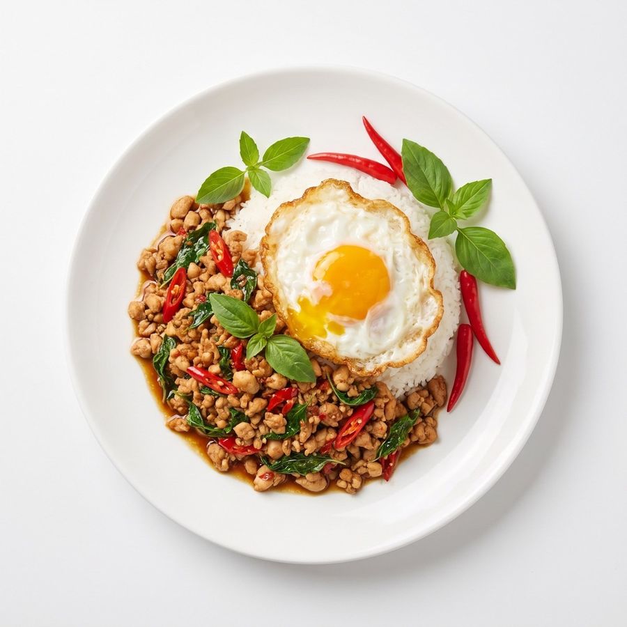 Pad Kra Pao met heilige basilicum
